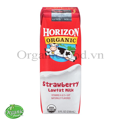 Sữa Horizon tách béo vị dâu 236ml